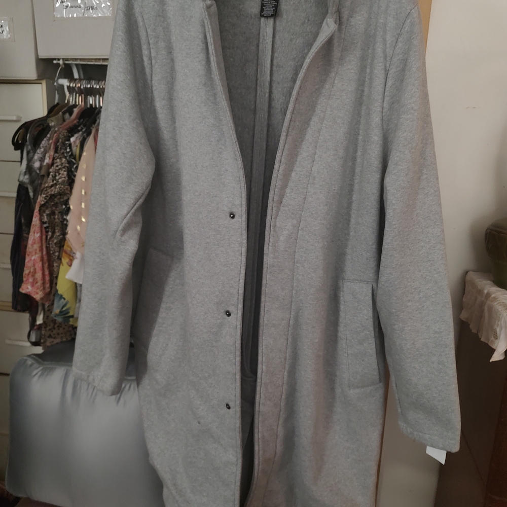 Women's Gray Puffer Jacket